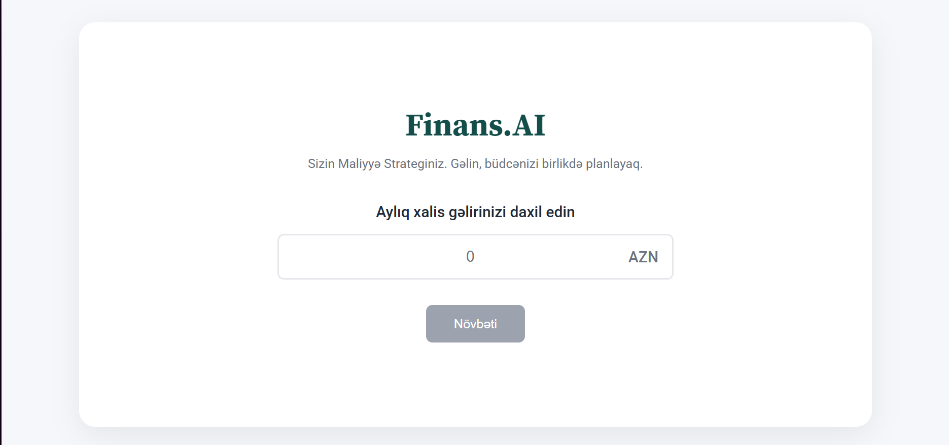 Finans.AI Demo